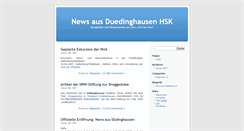 Desktop Screenshot of news.duedinghausen-hsk.de