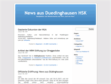 Tablet Screenshot of news.duedinghausen-hsk.de
